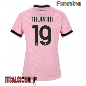 Juventus Khephren Thuram #19 Seconda Maglia Femmina 2026-27 Manica Corta